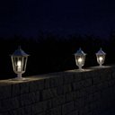Ver imagem 4 de Kit 2 Balizadores para Jardim Luminária Externa em Alumínio Lente Transparente Clássico Grega