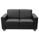 Ver mais imagens de Sofá 2 Lugares Sala de Estar 1,55M Estocolmo Couro Preto - Gran Belo