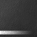 Ver imagem 4 de Sofá 2 Lugares Sala de Estar 1,55M Estocolmo Couro Preto - Gran Belo