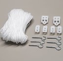Ver imagem 1 de Kit Completo Manutenção Varal de Teto com 40m de Corda