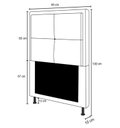 Ver imagem 3 de Cabeceira Solteiro Cama Box 90cm para Quarto Ametista Suede Bege M11 - D’Rossi