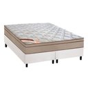 Ver imagem 1 de Cama Box King: Colchão Molas Castor Bonnel Revolution + Base CRC Courano White(193x203)