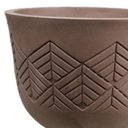 Ver imagem 2 de Vaso de Polietileno Japi Tribo Redondo Macchiato 42x42cm