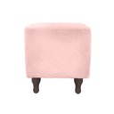 Ver imagem 2 de Recamier Baú Félix 120cm Suede Rosa Bebe - Dominic Decor Felix