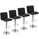 Ver imagem 2 de Kit 04 Banquetas Cozinha Americana Bancada Giratória Alta Preta