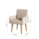 Ver imagem 3 de Poltrona Rebeca Decoração Consultório Recepção Sala de Estar