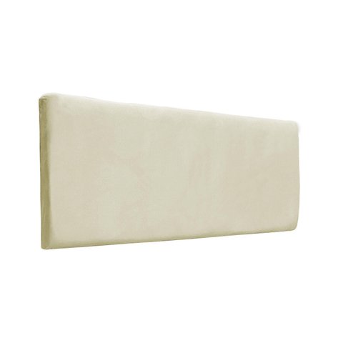 Cabeceira de Cama Estofada Sevilha Essencial Clean Suede Rbl:queen Painel/bege
