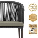 Ver imagem 3 de Mesa com 4 Cadeiras e Noronha Estofado 8 Trama Original Preto