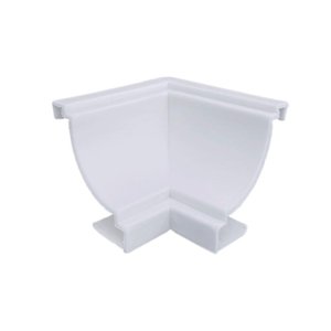 Canto Interno Moldura em Pvc 100 Un Azn - Branco Gelo