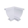 Canto Interno Moldura em Pvc 100 Un Azn - Branco Gelo - 1