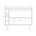 Ver imagem 6 de Buffet com Adega Estilo 2 Portas Branco - Moveisaqui
