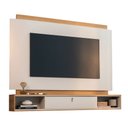 Ver imagem 1 de Painel Decorativo Home Mdp Tv até 75 Polegadas com Led Hogan Tauari/off White G77 - Gran Belo