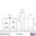 Ver imagem 7 de Cozinha Completa 4 Peças Evolution Plus Freijo com Off White Freijo com Off White