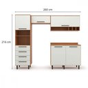 Ver mais imagens de Cozinha Completa 4 Peças Evolution Plus Freijo com Off White Freijo com Off White