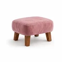 Ver imagem 7 de Poltrona Amamentação Viena Suede + Puff Macio Quarto Bebe:Rosa
