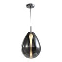 Ver imagem 3 de Lustre Pendente Skylight Thunder 4042 M Led Bivolt Cromado/fume