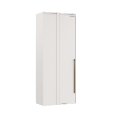Guarda Roupa de Canto Reto Modular MDF Lotus Belmax:Branco
