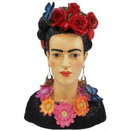 Busto Frida Kahlo em Resina Decoração - 1