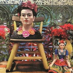 Busto Frida Kahlo em Resina Decoração - 6