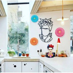 Busto Frida Kahlo em Resina Decoração - 9