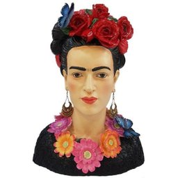 Busto Frida Kahlo em Resina Decoração - 1