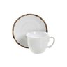 Conjunto 4 Xícaras De Café Bambu Branco E Natural Scalla 2ª Linha - 1
