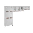 Ver imagem 6 de Cozinha Modulada Completa Mirage New 3 Peças (2 Armários + 1 Paneleiro) Cpt114 Branco - Telasul