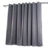 Cortina Corta Luz Tecido Bella Janela 260x170 cm Titânio - 2