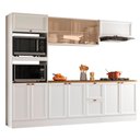 Ver imagem 2 de Cozinha Modulada 5 Peças com Paneleiro Torre Quente Tampo e Vidro Reflex Olivia Poliman