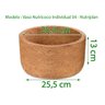 VASO XAXIM NUTRICOCO FIBRA NATURAL ORQUIDEA Nº04 - 12 UND - 2