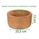 Ver imagem 2 de VASO XAXIM NUTRICOCO FIBRA NATURAL ORQUIDEA Nº04 - 12 UND