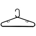 Ver imagem 1 de Kit Cabide C Preto Grosso 100 Unid