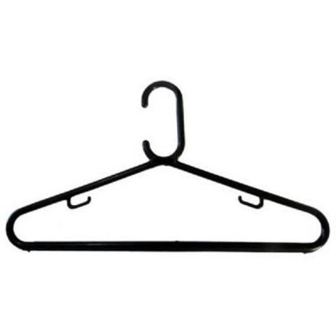 Kit Cabide C Preto Grosso 100 Unid