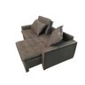Sofá Cama Casal Veludo Cinza Filadélfia Rec Estofados - 1