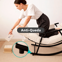 Ver imagem 5 de Poltrona de Balanço Lazy Cinza com 3 Níveis de Regulagem e Trava de Segurança Off White