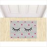 Tapetes Beleza Cílios Fofinhos 60x40cm para Porta Decorativo:cinza - 3