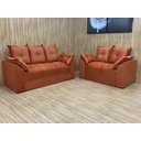 Ver imagem 1 de Sofá 2 e 3 Lugares Terracota 604 Paris