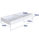 Ver imagem 3 de Conjunto 2 Gavetões Individuais para Beliche Linha Infanto Bi002 Completa Móveis - Branco