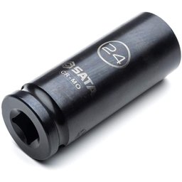 JOGO DE SOQUETE DE IMPACTO LONGO SATA 10MM A 24MM C/13PCS - 3