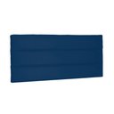 Ver imagem 1 de Cabeceira Painel La Italiana Para Cama Box King 195 cm Suede Azul Marinho - D’Rossi