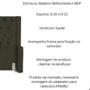 Ver imagem 3 de Cabeceira de Cama Box Estofada 195 Cm King Emma Suede
