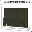 Ver imagem 6 de Cabeceira de Cama Box Estofada 195 Cm King Emma Suede
