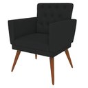 Ver imagem 4 de kit 2 Poltronas Nina com Capitone - Preto