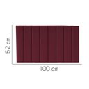 Ver imagem 2 de Painel Estofada Líbia 100CM Solteiro Suede Bordo - D A DECOR