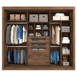 Guarda-roupa Casal 3 Portas de Correr com Espelho Vitória Panan Café/off-white - 9 Guarda-roupa Casal 3 Portas de Correr com Espelho Vitória Panan Café/off-white - 9