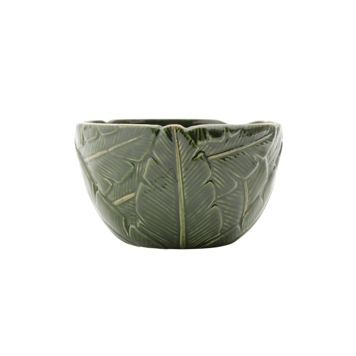 Bowl de Cerâmica Folha Ravenala Verde 16cm Lyor - 3