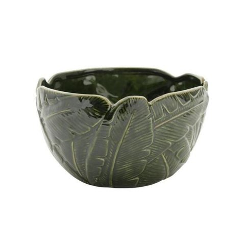 Centro de Mesa Banana Leaf Verde 21cm
