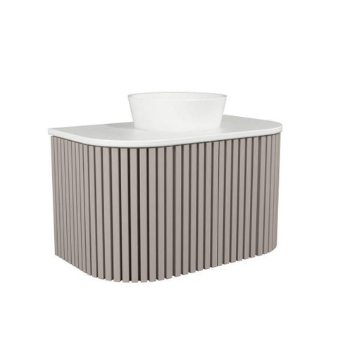 Gabinete para Banheiro Suspenso Manchester 80cm Branco/santiago