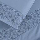 Ver imagem 2 de Jogo Cama Queen Cherry Bordado Inglês 4 Pçs Seren