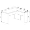 Conjunto de Escritório em L 1,50 x 1,50 40mm - Linha Essencial Stock Móveis - 3